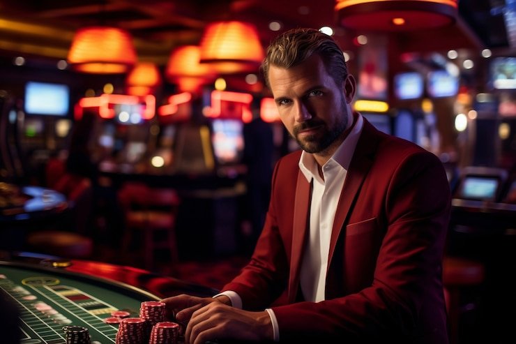 Hasil akhir permainan arcade dengan skor dan opsi lanjutan