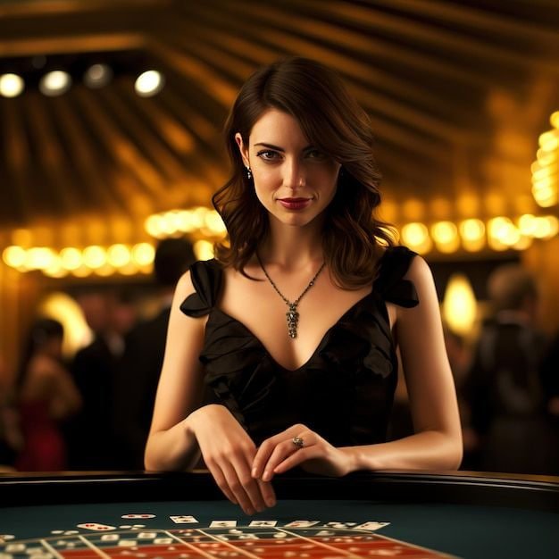 Tampilan live-dealer Dadu Online di studio mumunbet dengan tiga dadu di cage